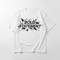 Bold Statement T-Shirt - Weißes Oversized Streetwear Shirt